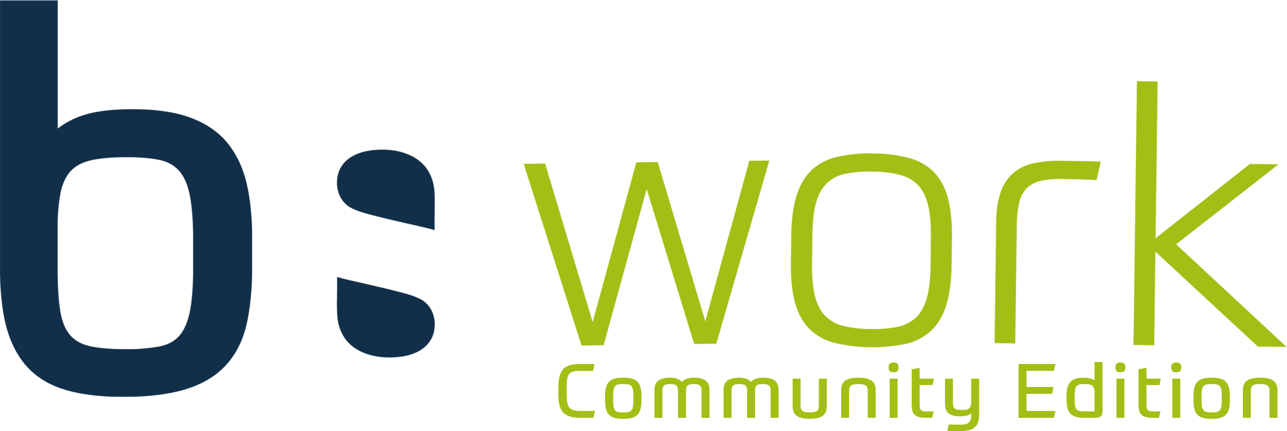 Logo blue:solution - work community edition