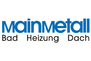 Logo Mainmetall - Großhandelsunternehmen für Badezimmereinrichtungen, Installations-, Heizungs- und Spenglereibedarf.